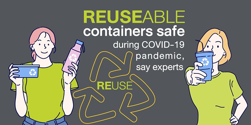 Scientists point the way to making reusable packaging safe from COVID-19