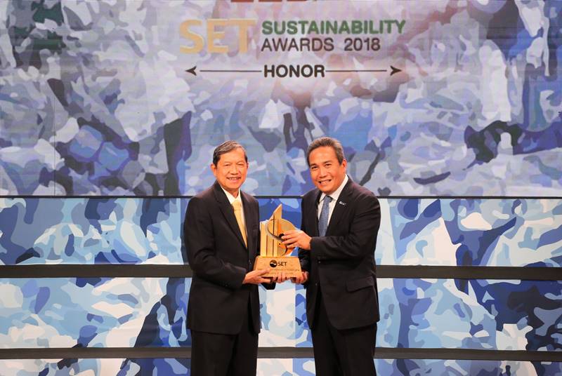 GC คว้า 2 รางวัล ในงาน SET Sustainability Awards 2018 ตอกย้ำความเป็นผู้นำด้านความยั่งยืน