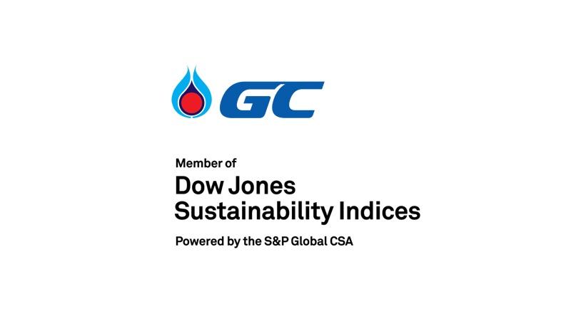 GC, Asia’s first company was ranked Number 1 for 4 years straight by DJSI in the Chemicals Sector
